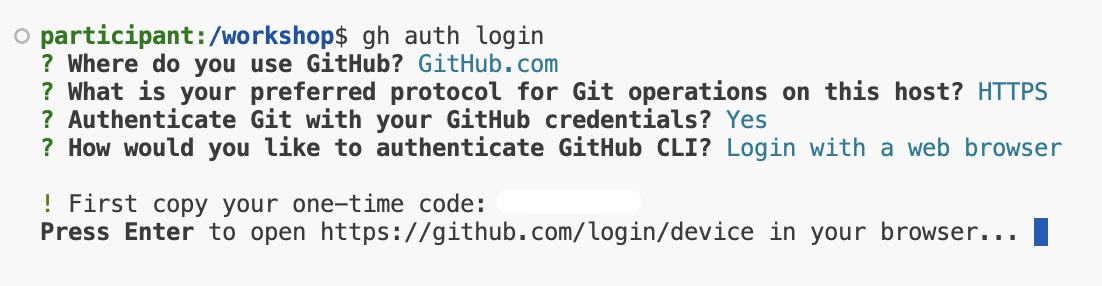 Autenticación GitHub CLI
