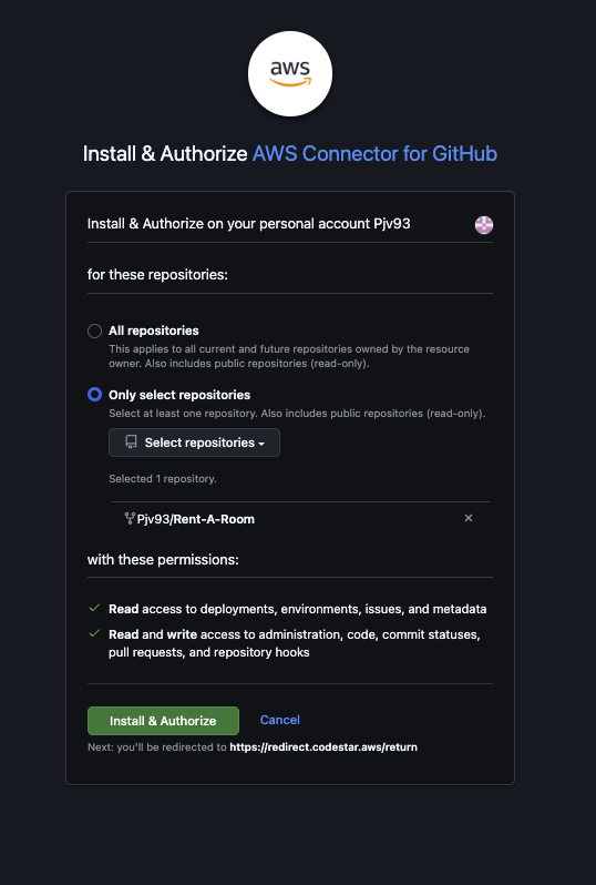 Seleccionar repositorio